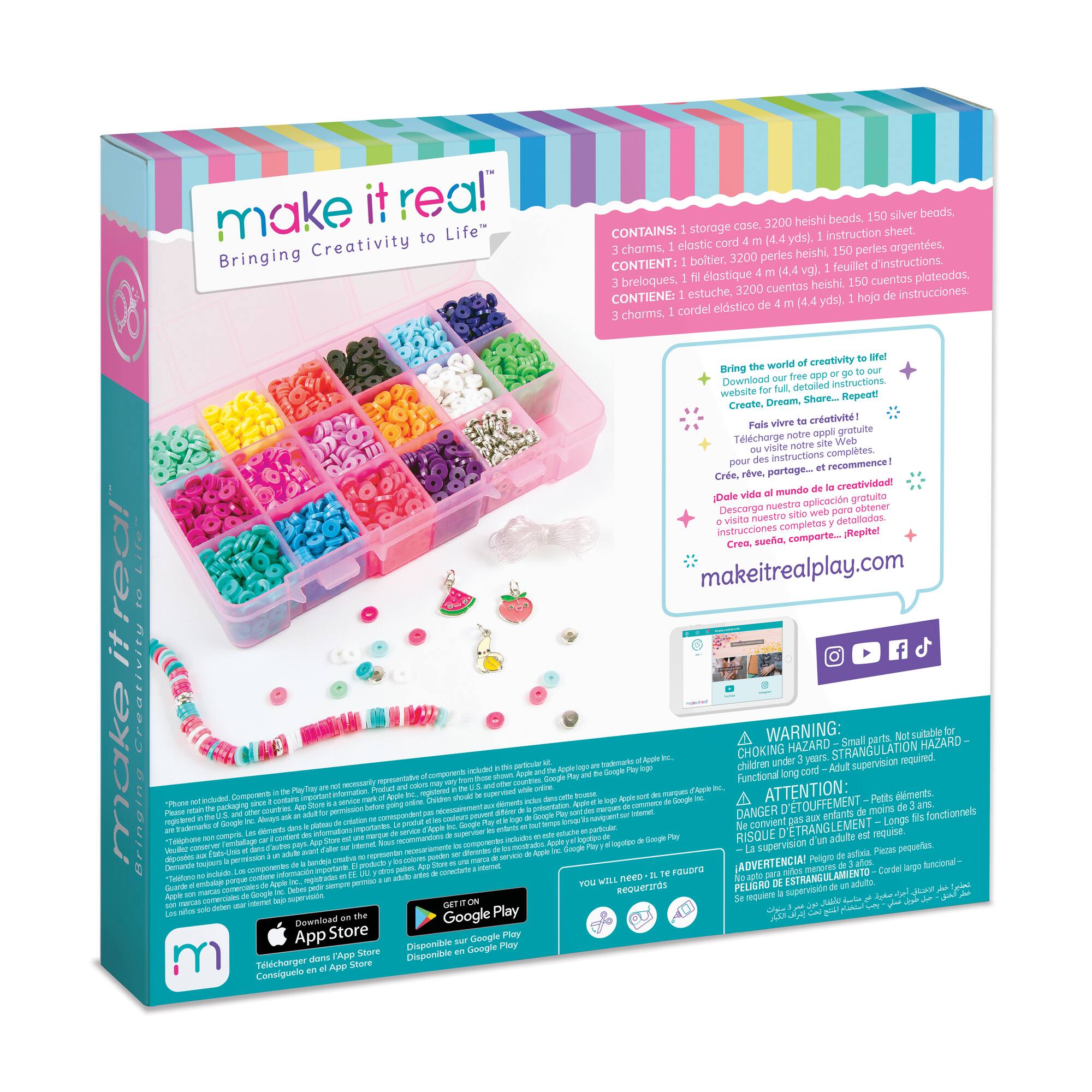 6 Pack: Make It Real™ Heishi Bead Case